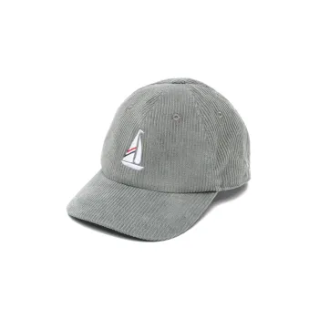 THOM BROWNE Logo embroidered Cotton Cap