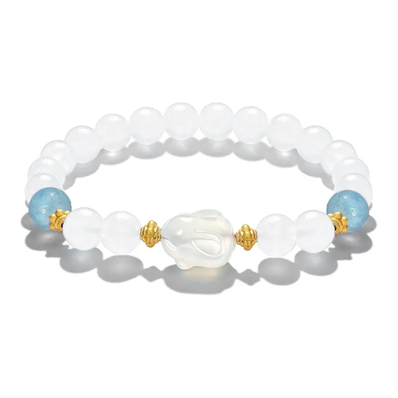 Teddy Bear Collection Chalcedony Bracelets Women's-1