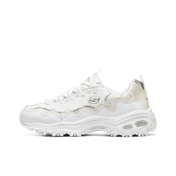 Skechers D'lites 1.0 Marathon Running Shoes 'White' Women's