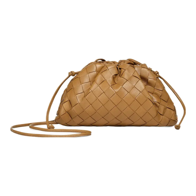 Bottega Veneta POUCH Cloud Bag Sheepskin Clutch Mini Women's Caramel-0