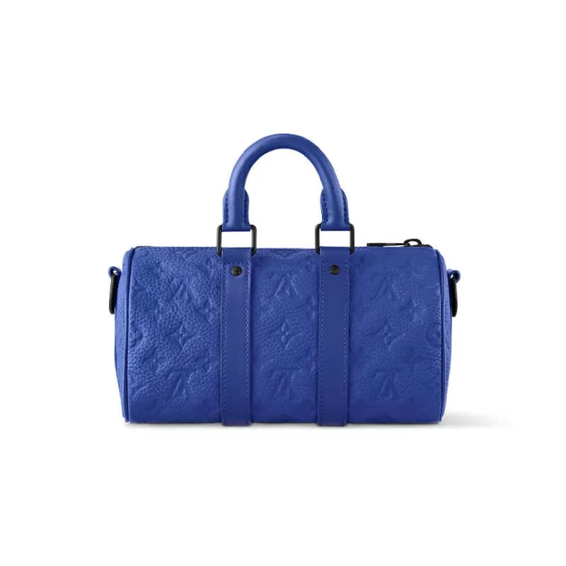 LOUIS VUITTON Keepall Bandouliere 25 Racing Blue-2