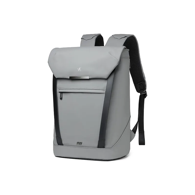 GYXX Artificial Leather Backpack Men's Graphite Black/Stone Gray-5