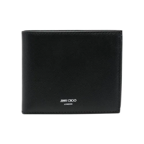 Jimmy Choo Calfskin Wallet Men's Black