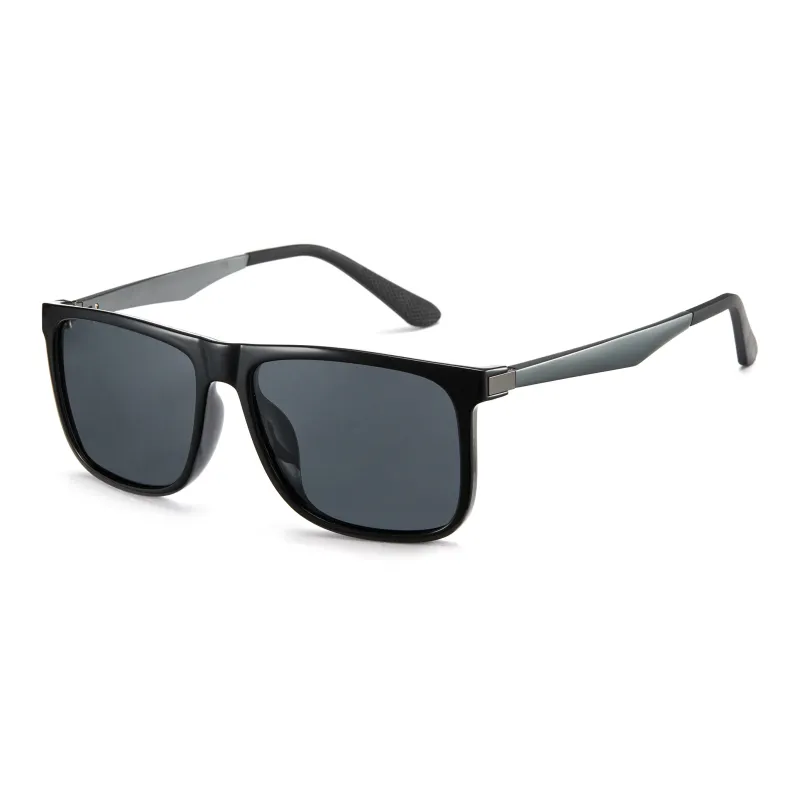CYXUS Alloy Aluminum-Magnesium Alloy PC Rectangular Sunglasses Unisex-0