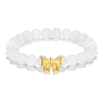 Teddy Bear Collection Agate Bracelets Women's