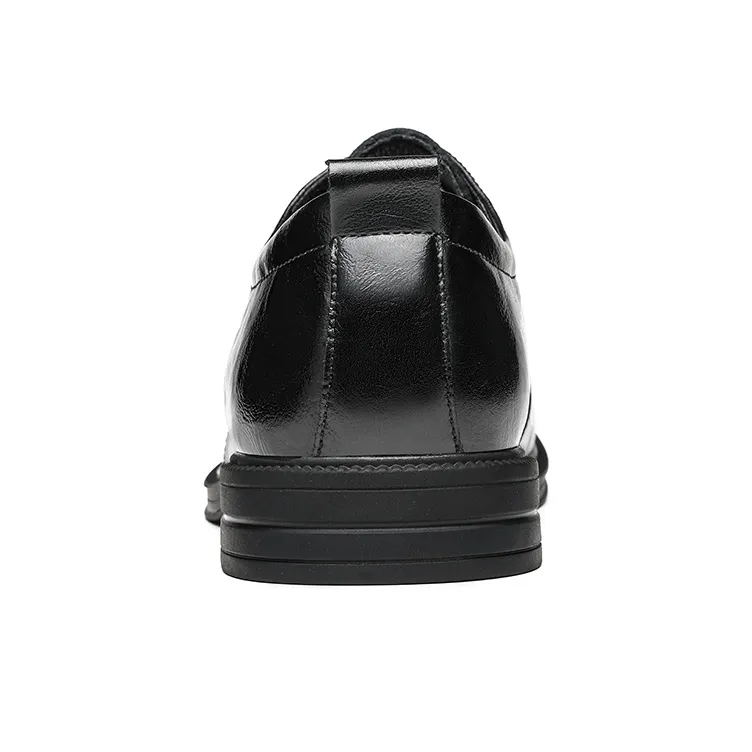 CHINT Dress Shoes Men Low Top Black-3