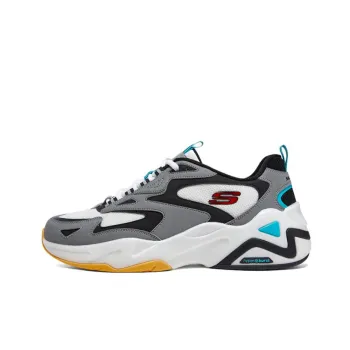 Skechers D'Lites Hyper Burst Sneakers 'Grey White Multi' Women's