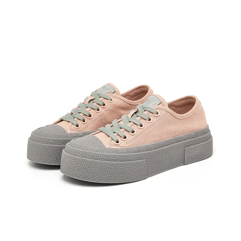 HLA Wear-Resistant Low-Top Skateboard Shoes 4.5cm Women's-7
