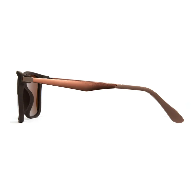 CYXUS Alloy Aluminum-Magnesium Alloy PC Rectangular Sunglasses Unisex-5
