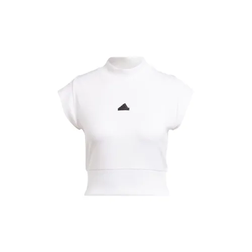 Adidas Z.N.E. Crop Tops Women's White