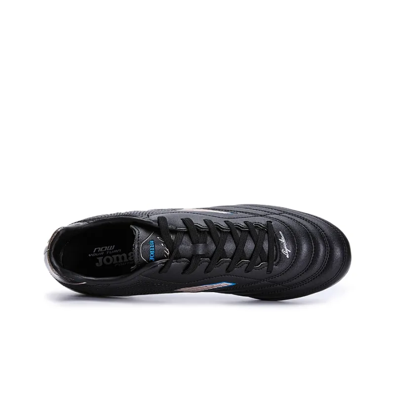 Joma Aguila AG Rubber Short Studs Anti Slip Wear Resistant Soccer Shoes Men's Black-3