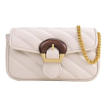 NOMK PU Small Square Bag Shoulder Bag Regular Women's White/Black/Brown