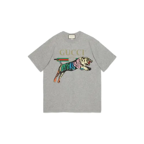 GUCCI T-Shirts Men Gray