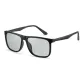 Gray Color-Changing Lens with Black Frame
