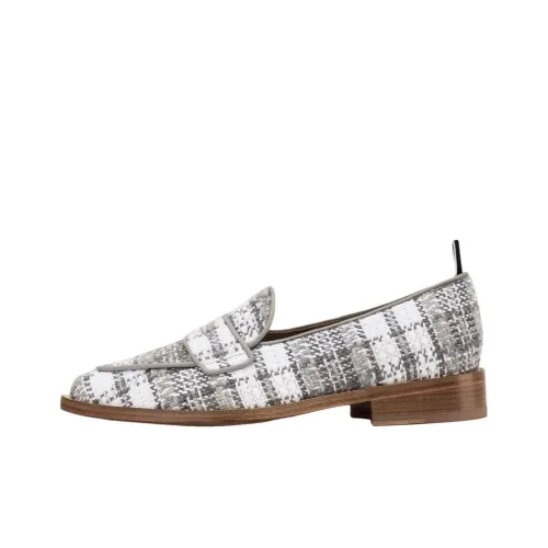 THOM BROWNE Loafers Men White Gray