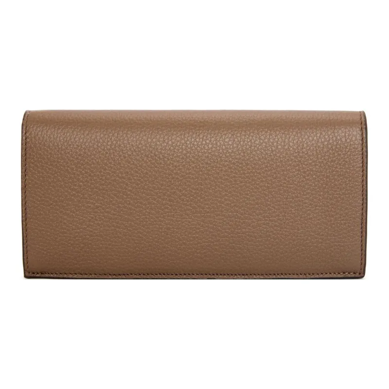 LOEWE Soft Grain Calfskin Wallet Men's Winter Brown-3