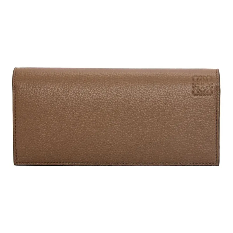 LOEWE Soft Grain Calfskin Wallet Men's Winter Brown-0