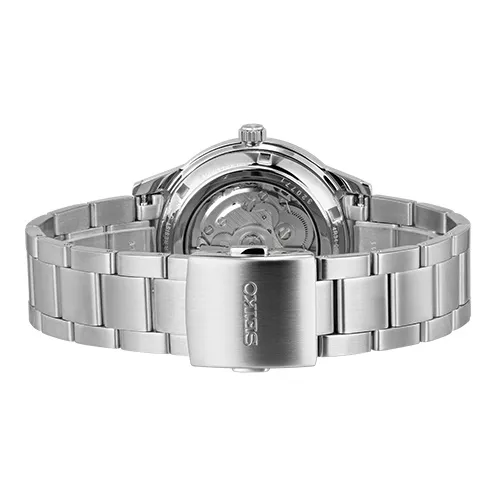SEIKO Automatic Mechanical Movement Stainless Steel Strap Watch 40.75mm Men's Watches Blue Dial SSK009J1-3