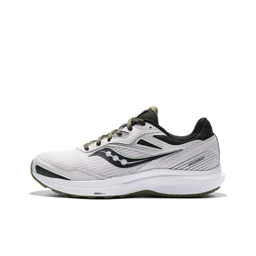 Saucony Cohesion Cohesion 16 Cushioning Low Top Casual Running Shoes Men's Light Gray Black