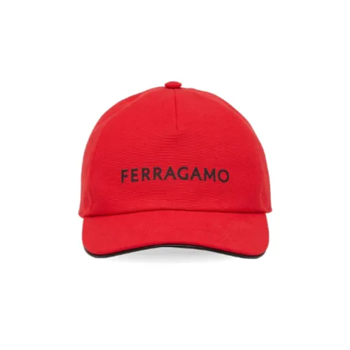 Ferragamo Logo print Baseball Cap