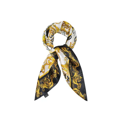 VERSACE JEANS COUTURE Silk Scarf Women's 65*65cm