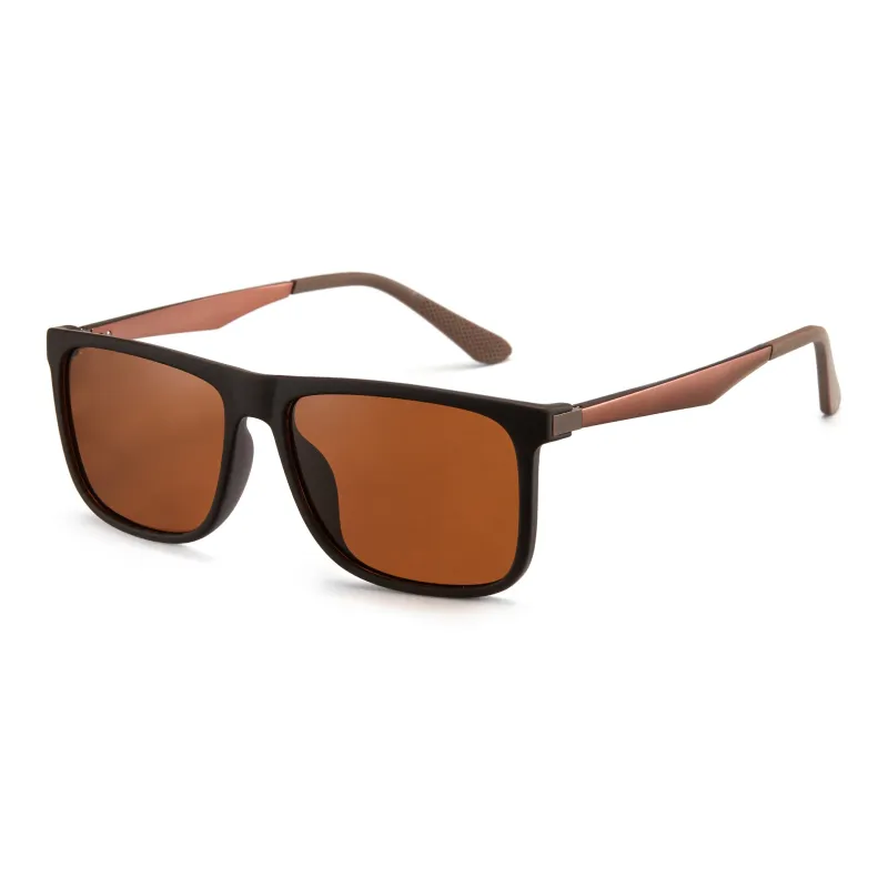 CYXUS Alloy Aluminum-Magnesium Alloy PC Rectangular Sunglasses Unisex-3