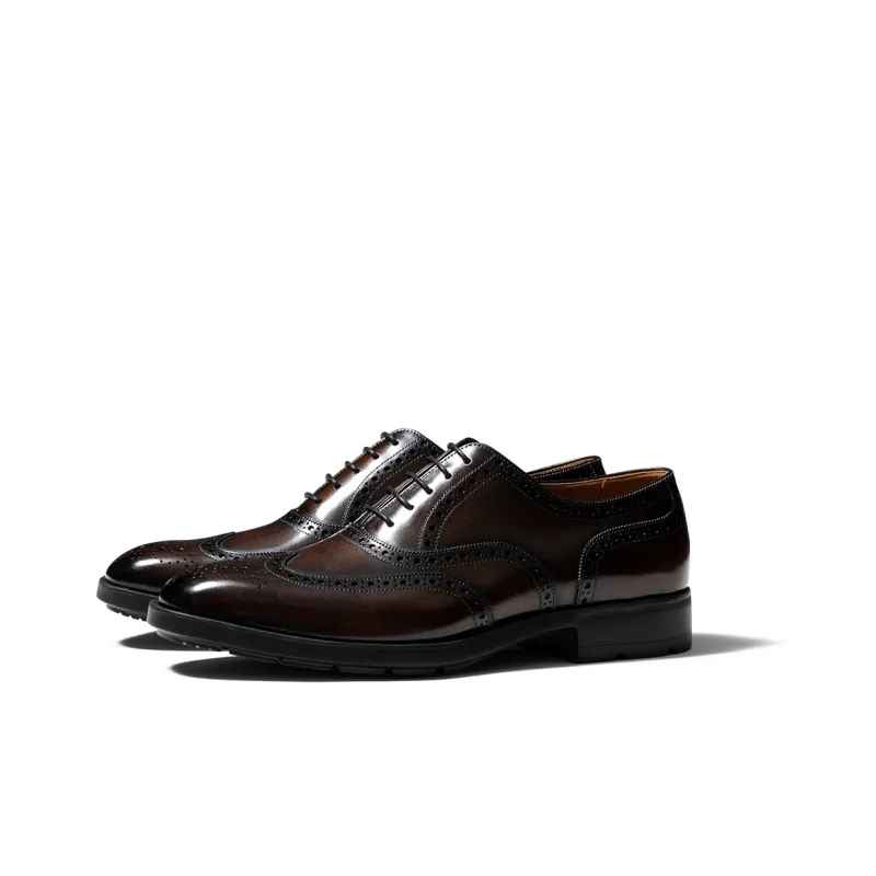 TRUFFAUT Super-Light Soft Sole Brogues Dress Shoes Men's-1
