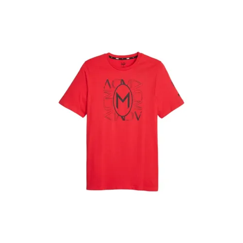 PUMA AC MILAN FTBLCORE GRAPHIC T-Shirts Men Red