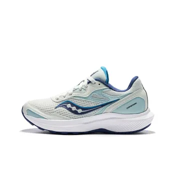 Saucony Cohesion Cohesion 16 Cushioned Slip Resistant Low Top Running Shoes Women's Gray Blue