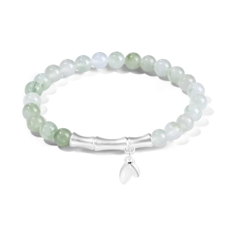 AWD S999 Fine Silver Strawberry Quartz Bracelets Unisex-4