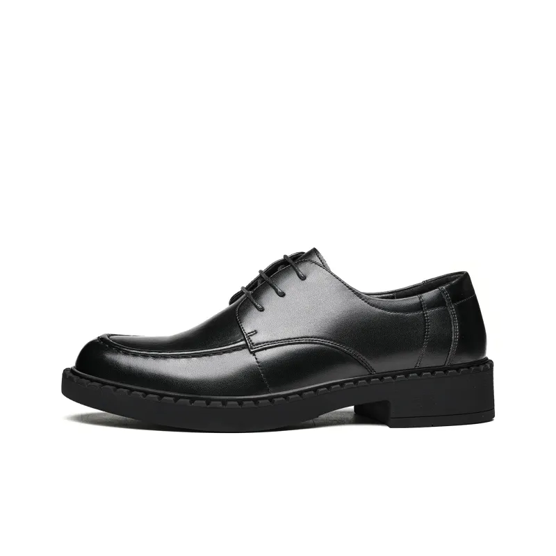 CHINT Dress Shoes Men Low Top Black-0