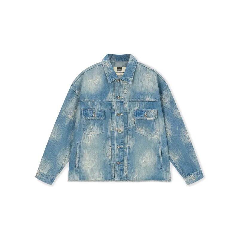 BONELESS Denim Jackets Unisex Blue-1