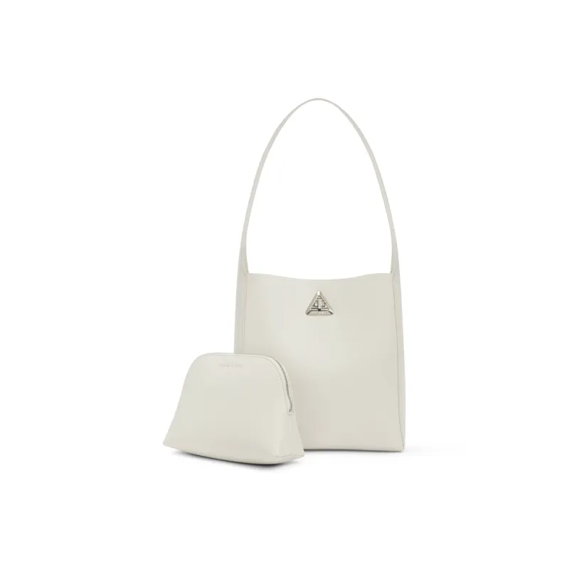 CHARLES&KEITH PU HOBO Bag, Tote Bag, Shopping Bag, Shoulder Bag Medium Size Women's Multicolor-5