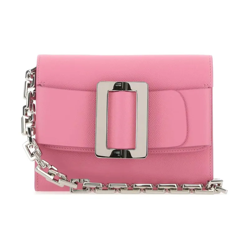 BOYY Calfskin One Shoulder Handbag Women's Pink-0