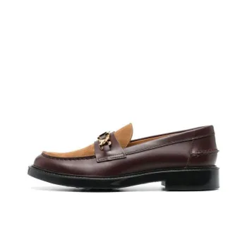 TOD'S T chain Leather Loafers