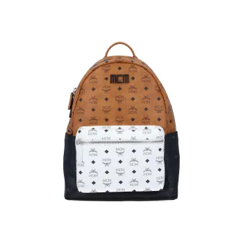 MCM Stark Backpack Visetos Monogram Cognac