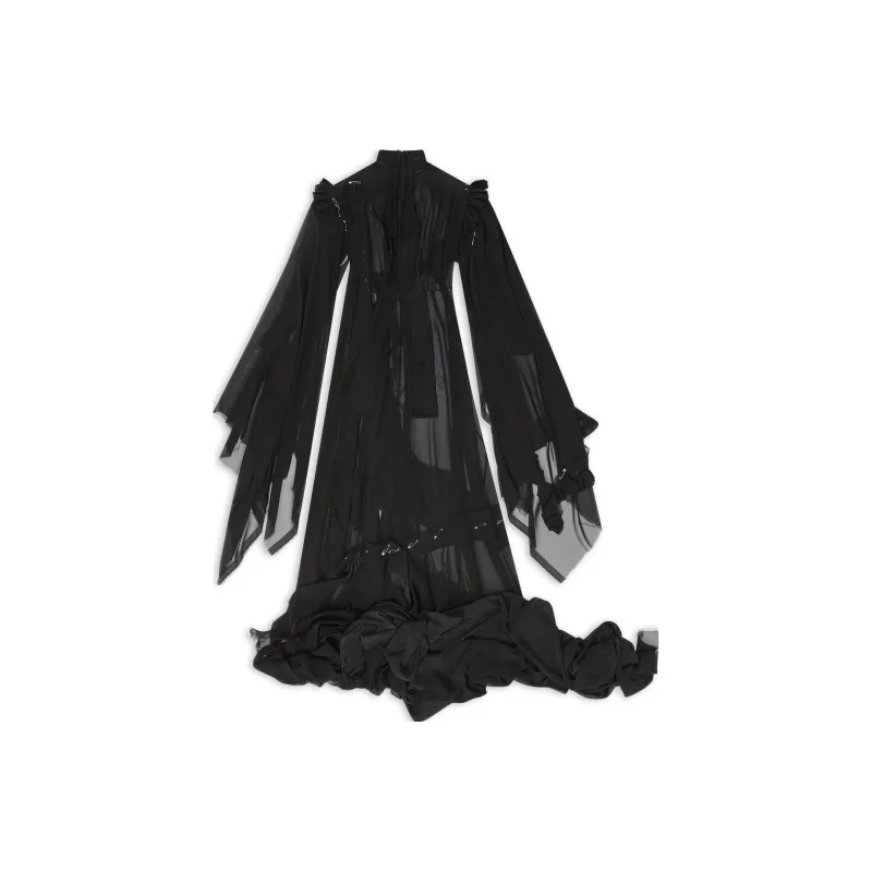 Balenciaga Slip Dresses Women's Black-1