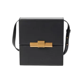 Bottega Veneta Cow Leather Shoulder Bag, Crossbody Bag Mini Women's Black