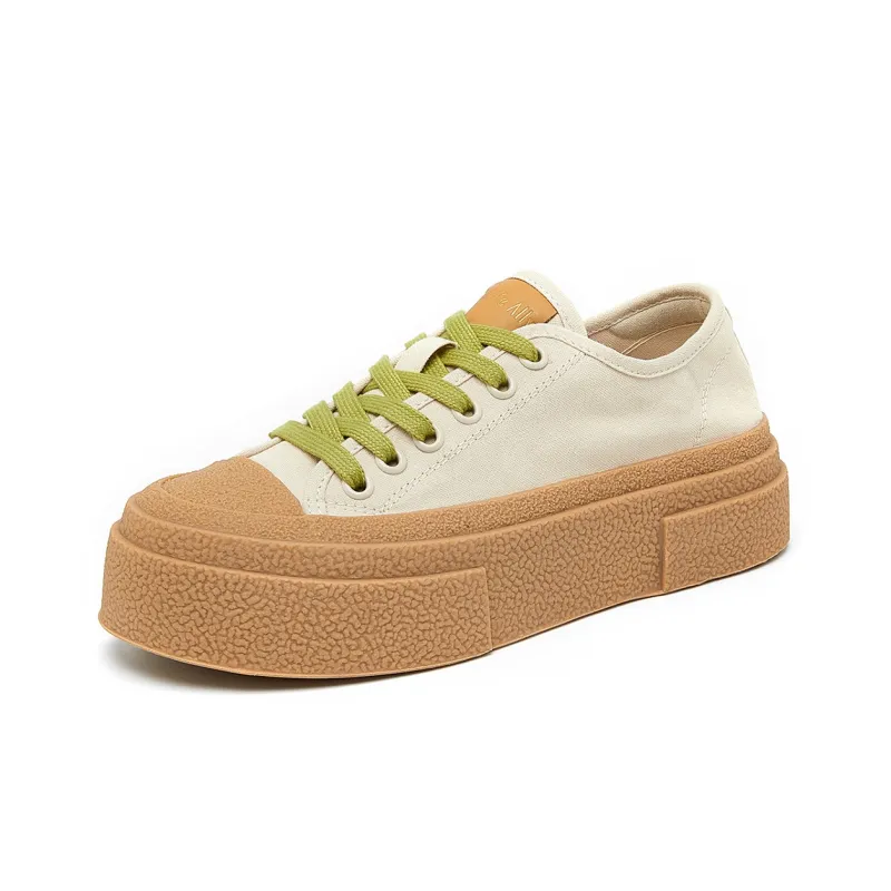 HLA Wear-Resistant Low-Top Skateboard Shoes 4.5cm Women's-1