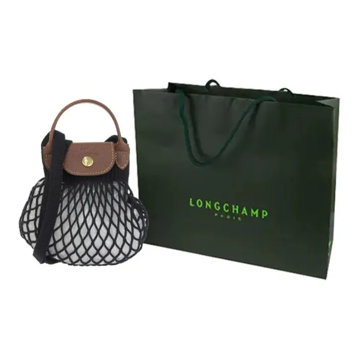 LONGCHAMP Mini Le Pliage Filet Net Bag-6