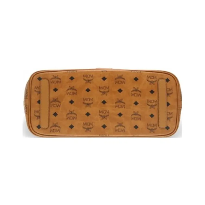 MCM Reversible Liz Shopper Visetos Medium Cognac-6