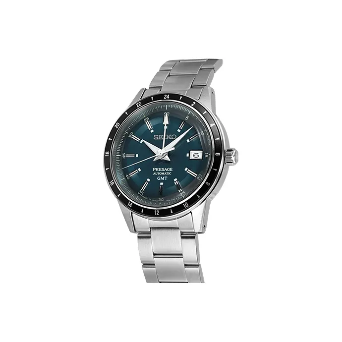 SEIKO Automatic Mechanical Movement Stainless Steel Strap Watch 40.75mm Men's Watches Blue Dial SSK009J1-2