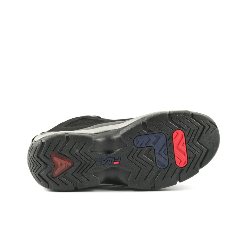 FILA Grant Hill 2 Slip-Resistant High-Top Vintage Basketball Shoes Unisex Black White-5