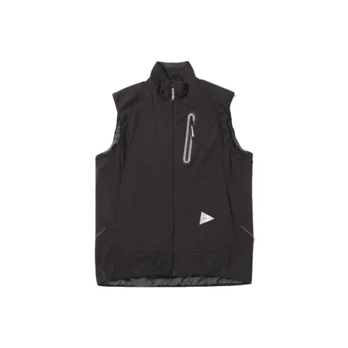 And Wander Vests Men Black