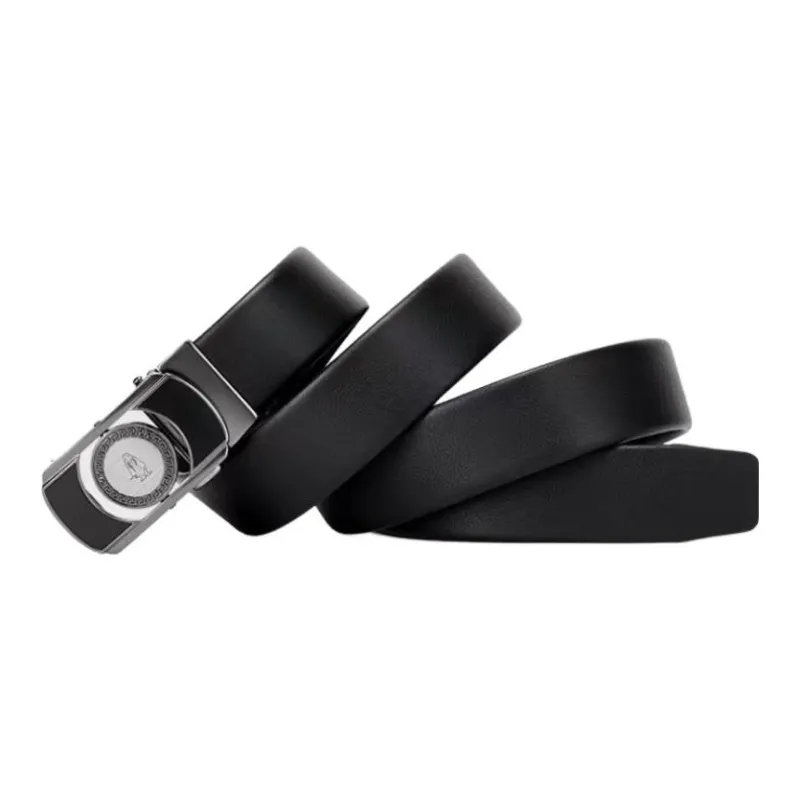 Hush Puppies Bajiu 360 Rotating Lucky Automatic Buckle Cow Leather Leather Belts Men's Width  3.5cm-2
