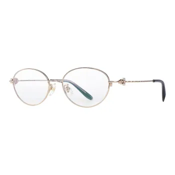 CHOPARD Pure Titanium Oval Eyeglass Frames Women's Gold