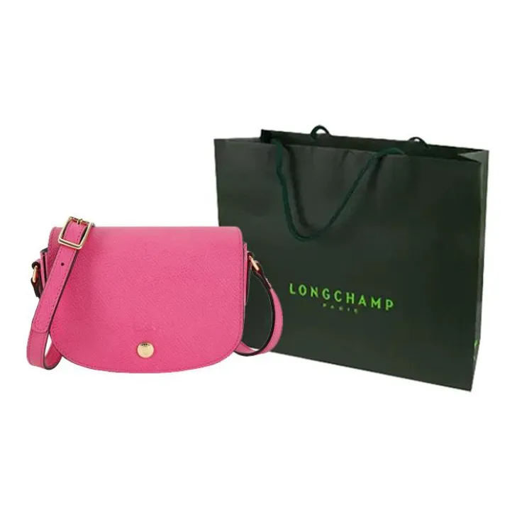 LONGCHAMP Cow Leather Shoulder Bag Crossbody Bag Mini Women's Pink-7