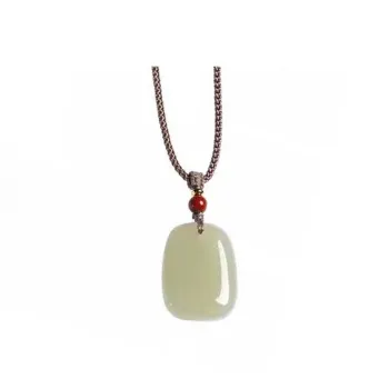 Xiaoyinjiang Hetian Jade Hetian Jade Pendants Women's Pale Greenish-White Jade