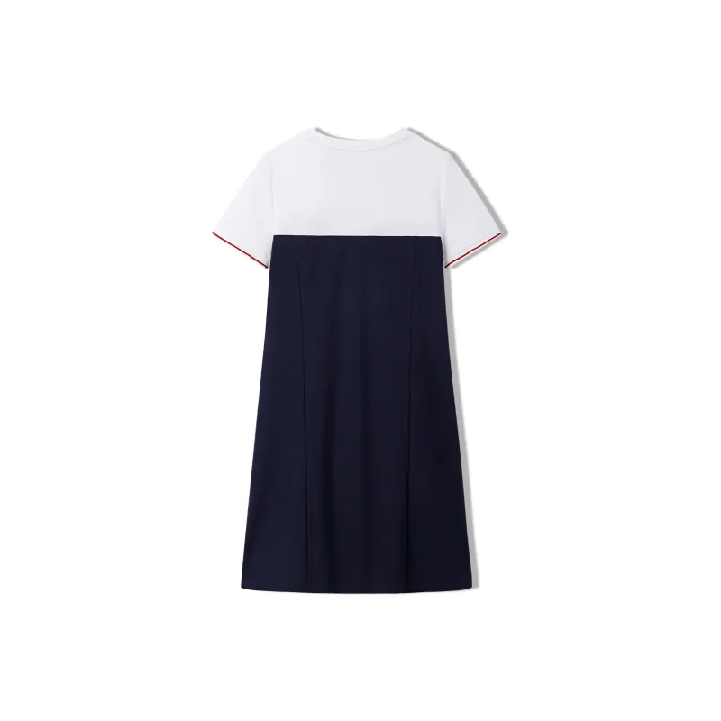 Elle Active Short Sleeved Dresses Women's Navy Blue-1
