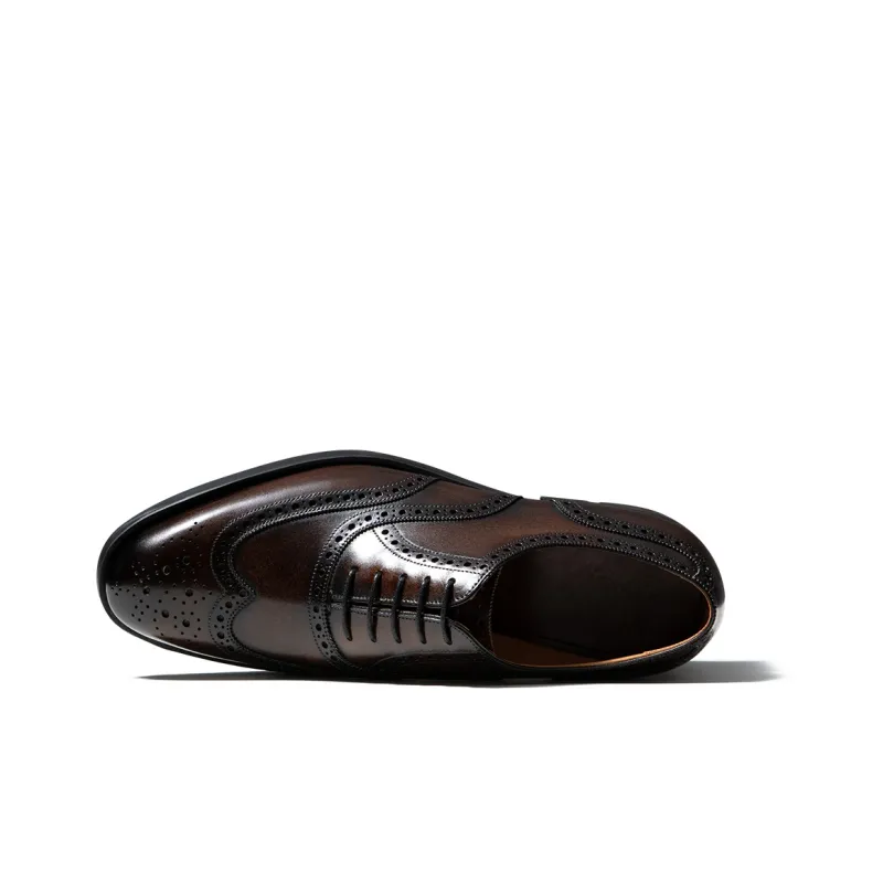 TRUFFAUT Super-Light Soft Sole Brogues Dress Shoes Men's-3
